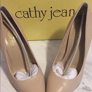 Brand New Cathy Jean Leather Stiletto Pumps
